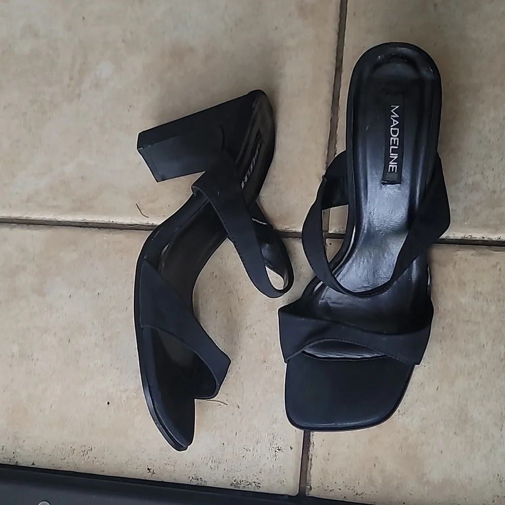 Black Mule Sandals SZ 7.5